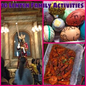 Ten lenten activities for the family