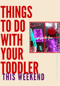 Things to do with your toddler