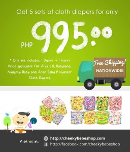 Ongoing Online Cloth Diaper Sales and Promos