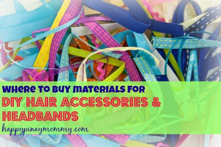 materials for headbands and hair accessories in the Philippines