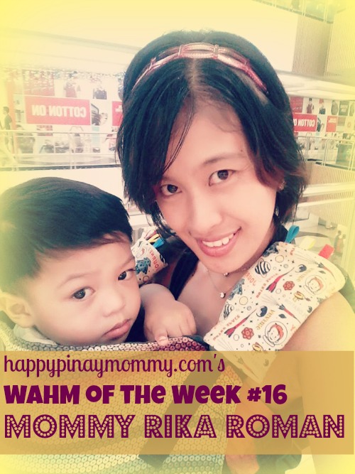 Happypinaymommy.com’s 16th WAHM of the Week, Mommy Rika Roman