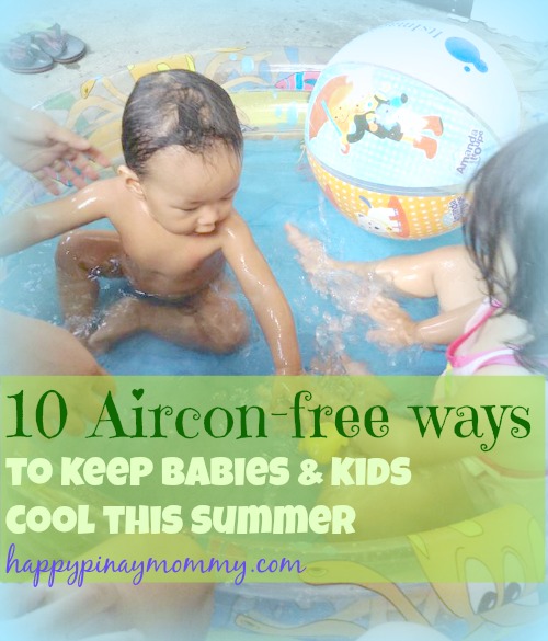 Aircon-free ways to keep babies and kids cool this summer