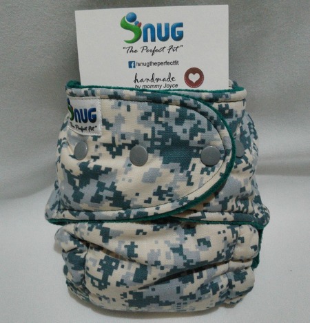 Snug "The Perfect Fit" Hybrid Fitted Cloth Diapers. (Photo taken from their FB Page