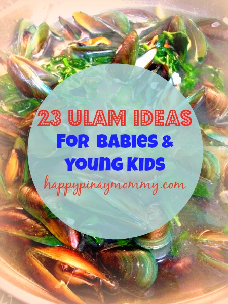 Meal Ulam Ideas for Filipino Babies and kids