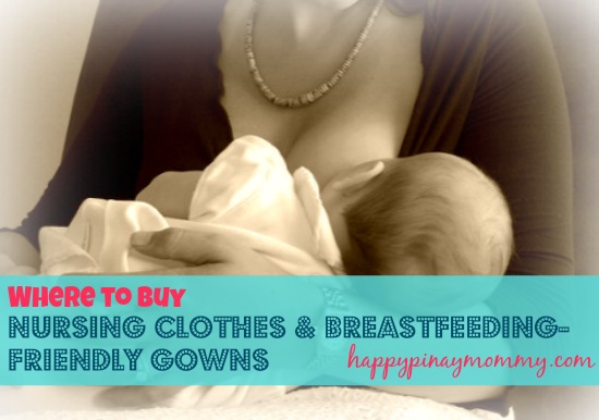 Where to buy nursing clothes and breastfeeding gowns in the Philippines