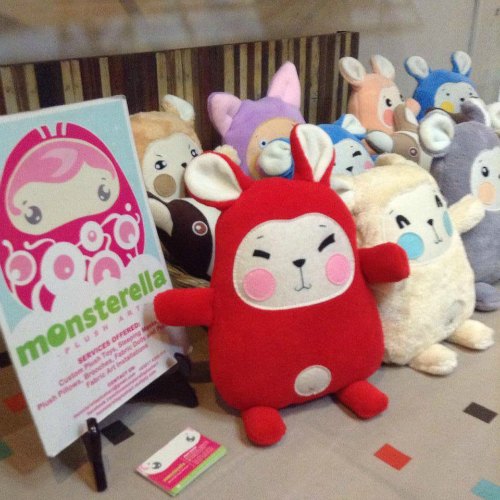 Nice and Fluffy Giveaways! (Photo taken from Monsterella Plush Art's FB Page)