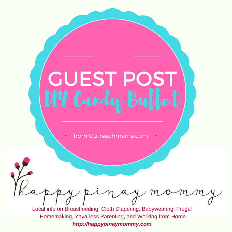 Know more about DIY Candy Buffet Preparations in this Guerstpost from outreachmama.