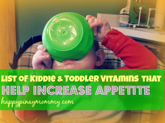 Here is a list of children and toddler vitamins to help increase appetite. (Photo Credits)