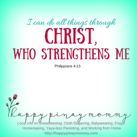 Let Christ be your source of emotional and physical strength.