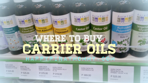 where to buy carrier oils in the philippines