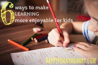 Six ways to make learning more enjoyable for kids