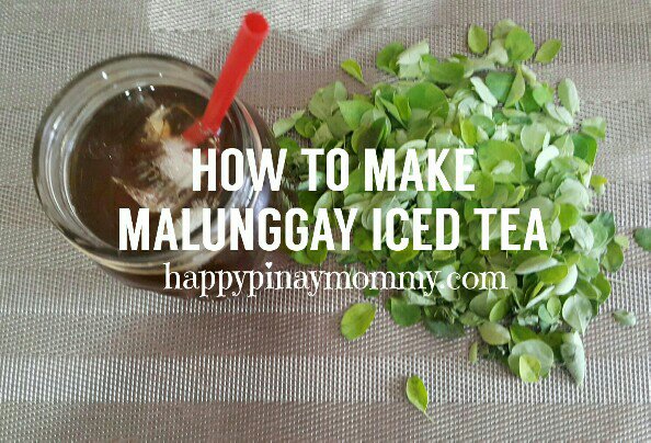 How to make malunggay iced tea for breastfeeding moms