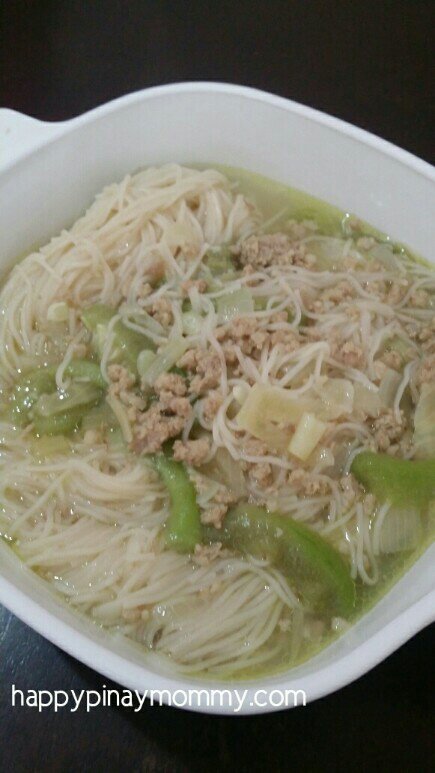 Another P100 budget ulam idea -- easy misua patola soup recipe