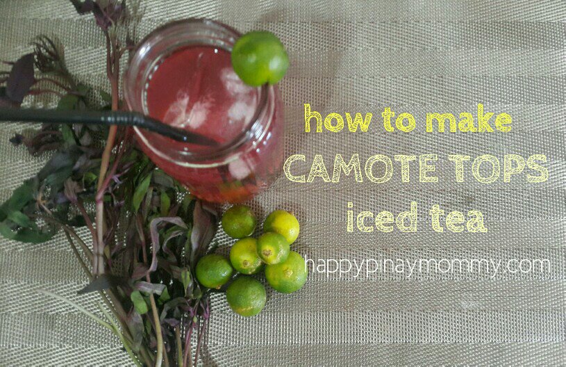 How to make Camote Tops Iced Tea.