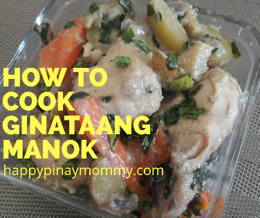 How to cook easy Ginataang Manok 