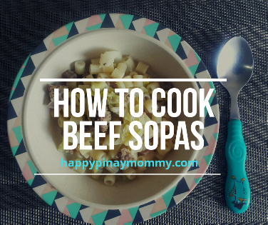 Here's.how to cook easy beef sopas, which is perfect for the rainy days.