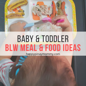 Check out our meal ideas for Filipino Babies and Toddlers in our Babies section in the website, and in our Facebook Page.