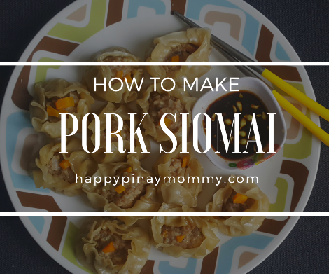 How to make easy pork siomai