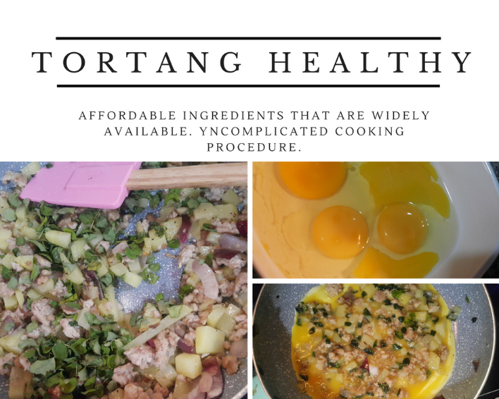 A healthier version of the tortang giniling we have been accustomed to.