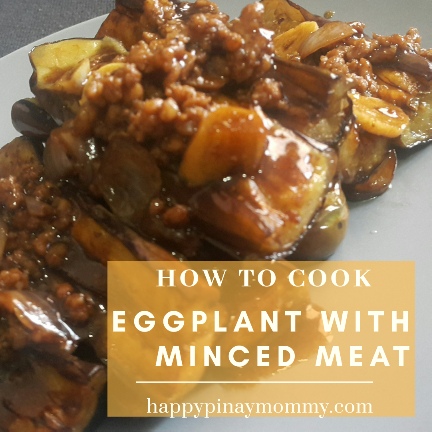 Eggplant with minced meat recipe