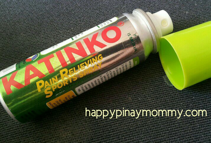 Katinko pain relieving sports spray is so comforting! 