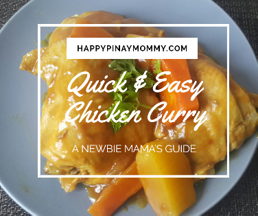 Newbie cooking mama alert: Here's a super easy chicken curry recipe