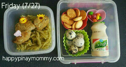 Friday is a long day for my little love that is why I pack lunch for her. 