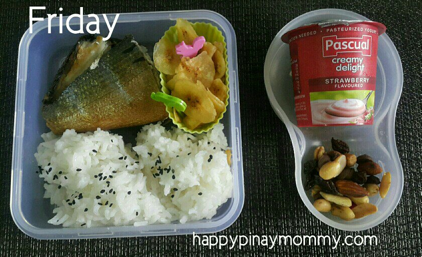 The bangus monster in her was so happy with this lunch baon idea.