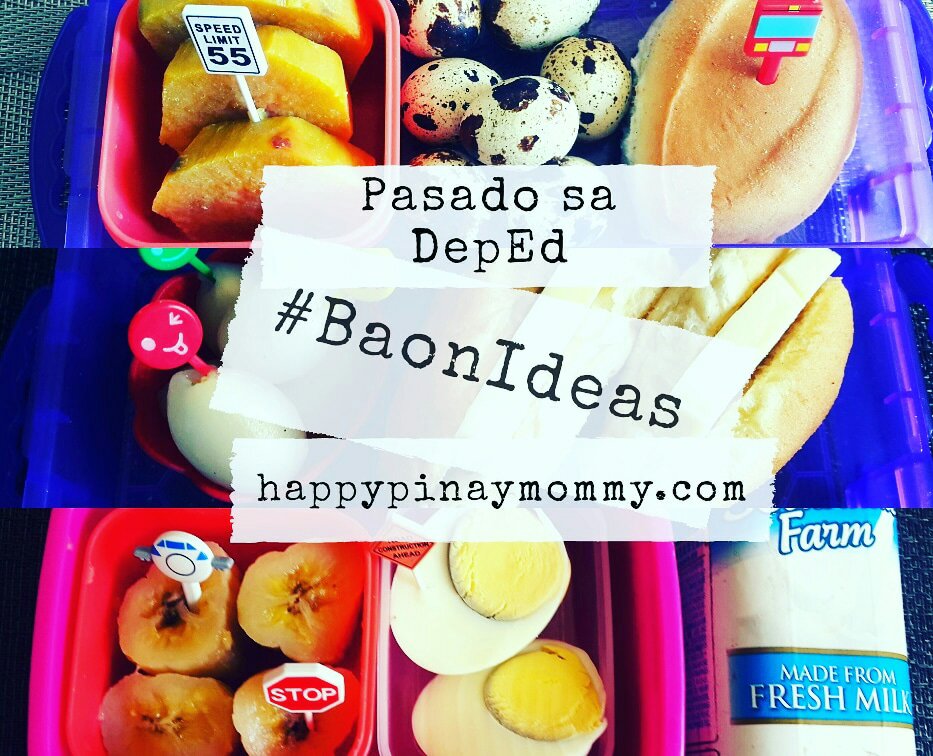 Healthy baon idas that adhere to dep ed nutrition guidelines