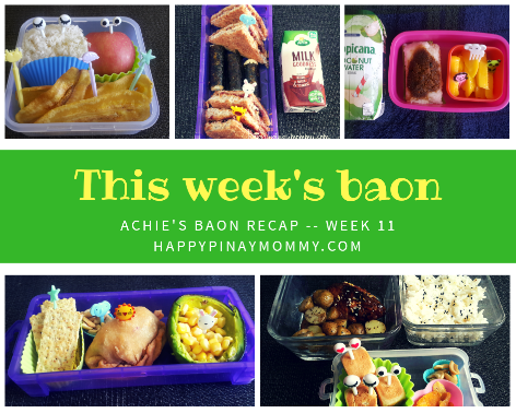 Baon for kids: week 11