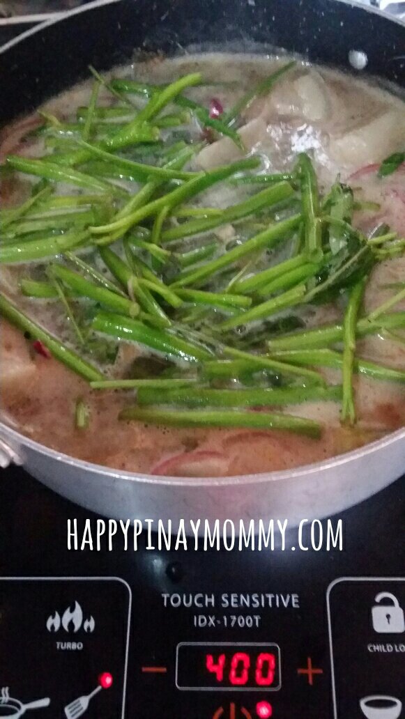 So i had a little more liempo in our sinigang and tried the recipe our family friend mentioned -- lechon kawali using left over sinigang.