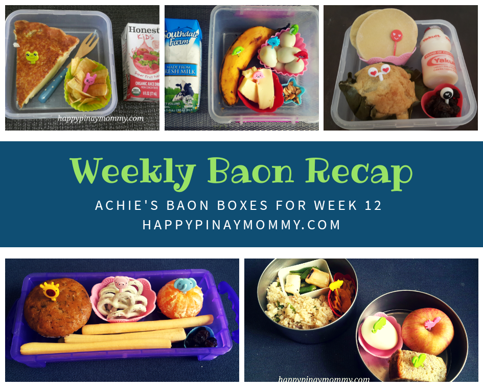 Kid's Baon Ideas Recap Week 12