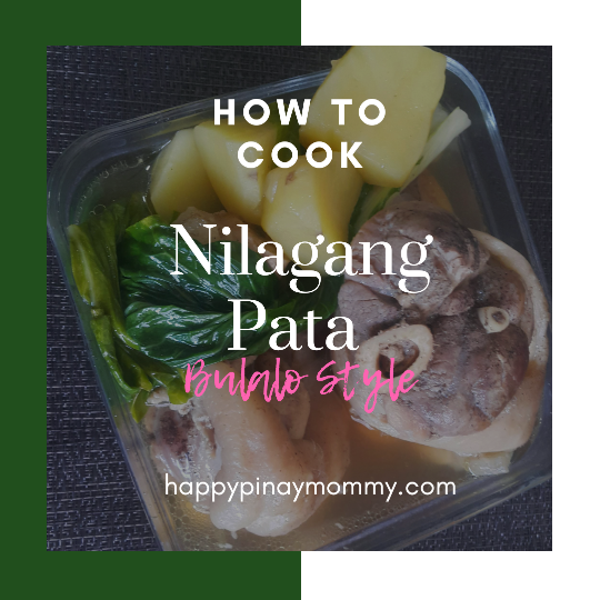 How to cook nilagang pata bulalo style