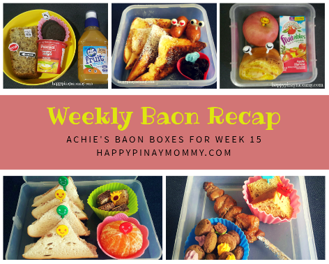 Weekly baon ideas recap week 15