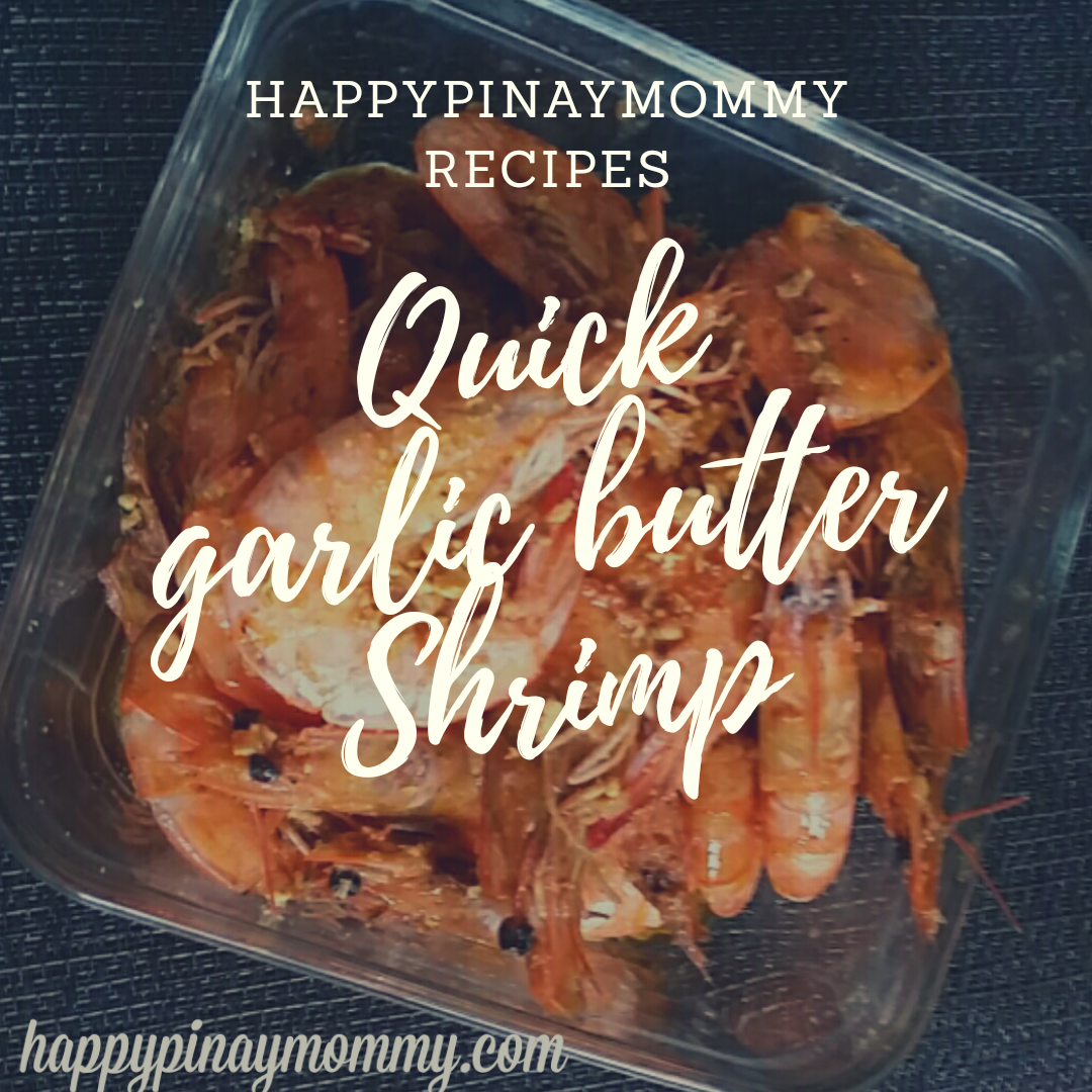 Super easy garlic butter shrimp recipe