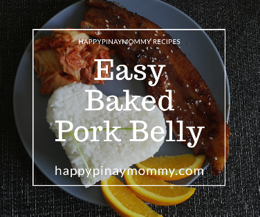 Super easy baked pork belly is like barbecue liempo in the oven!