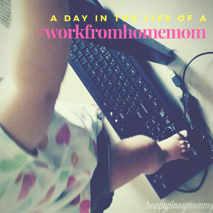 A day in the life of a work from home mom