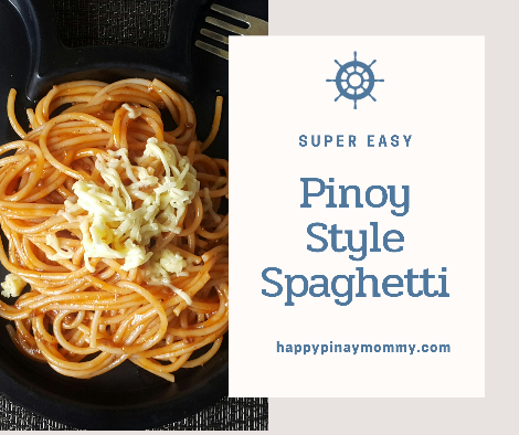 Super easy Pinoy-Style Spaghetti