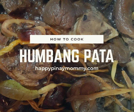 How to cook humbang pata