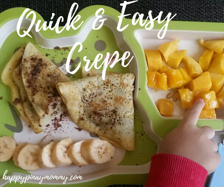 Quick and easy crepe recipe