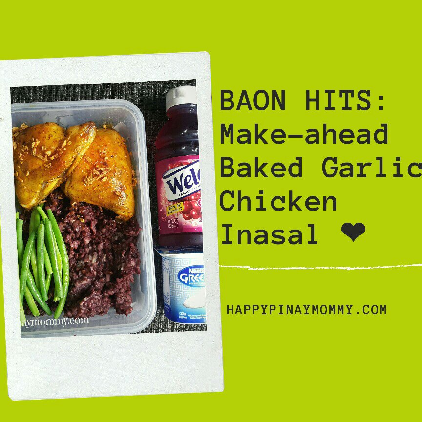 Baon idea: make ahead baked chicken inasal