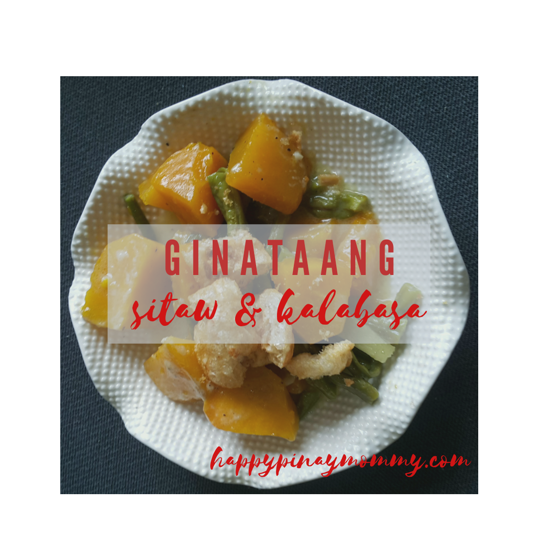 Ginataang kalabasa at sitaw recipe