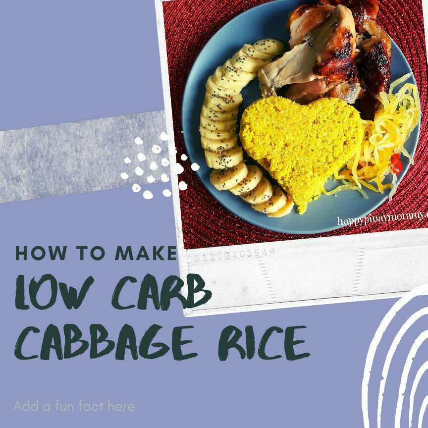 How to make low car cabbage rice