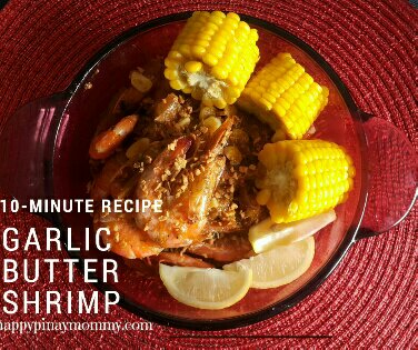 10 minute, easy garlic and butter shrimp recipe