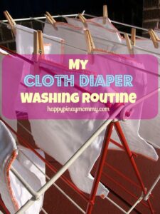 Cloth Diaper Washing Routine