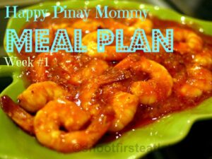 weekly meal plan