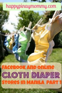 Facebook and Online Cloth Diaper Stores in Manila