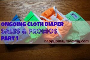 Ongoing CLoth Diaper Sales and Promos in the Philippines