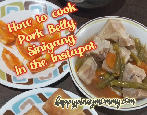 Instapot pork sinigang belly