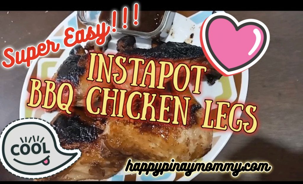 Super easy indoor grilled Instapot Chicken Leg BBQ!